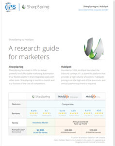 Sharpspring vs. HubSpot-image